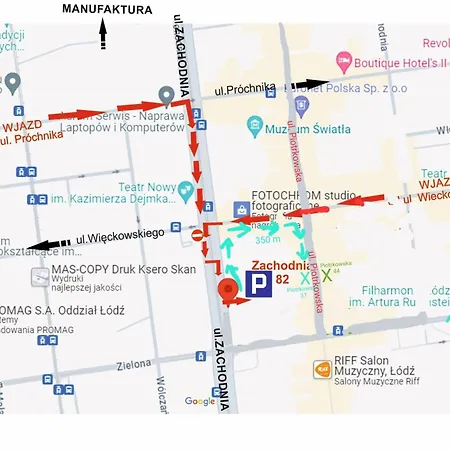 Апартаменти Gold Point Piotrkowska 37